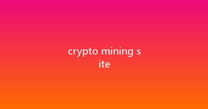 crypto mining site 